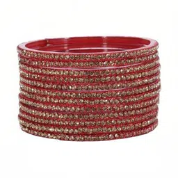 LLL FASHION Set Of 12 Stone-Studded Bangles image 2