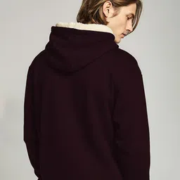 MaverIQ Men Printed Hooded Sweatshirt image 3