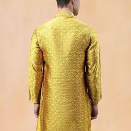 Jompers Men Embroidered Silk Kurtas image 5