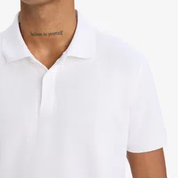 DeFacto Men Solid Polo Collar Slim Fit T-shirt image 4