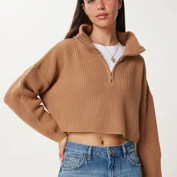 Happiness istanbul Women Crop Pullover image 5