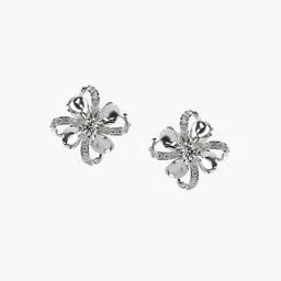VALANOVA 14K White Gold 0.43 Ct Lab Grown Diamond Earrings-image-75