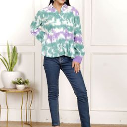 SAKURA Women Floral Print Shirt Style Top-picture-6