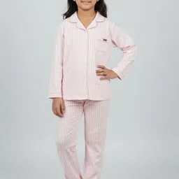 Biglilpeople Girls Checked Night suit-image-67