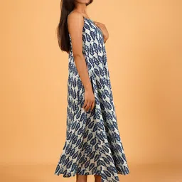 SPARSA Print A-Line Maxi Dress image 5