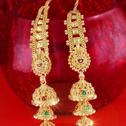 VIVASTRI Women Gold-Plated Alloy Earrings-picture-34