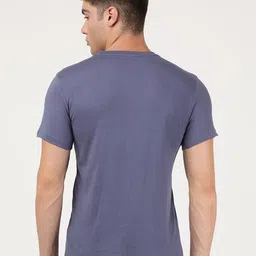 Lee Men Blue Printed Slim Fit T-shirt image 4