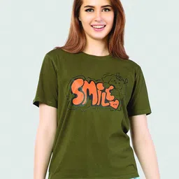 Juliet Women Graphic Printed Round Neck Cotton T-shirt-image-71