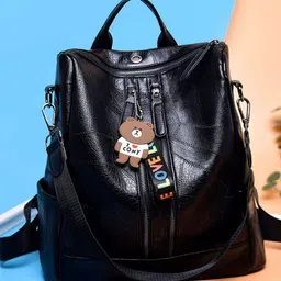 DressBerry Textured PU Structured Shoulder Bag-image-13