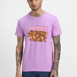HESHA Typography Round Neck Printed Pure Cotton T-shirt-picture-24