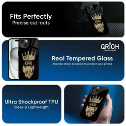 QRIOH Quirky Printed iPhone 15 Pro Max Back Case Mobile Accessories image 3