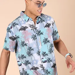 V-Mart Men Tropical Opaque Printed Casual Shirt-picture-14