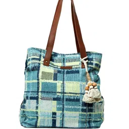 Maisha Colourblocked Structured Shoulder Bag-image-1