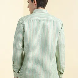 Allen Solly Slim Fit Striped Spread Collar Casual Shirt image 5