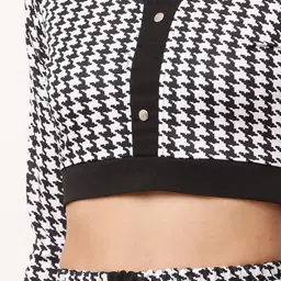 Moda Rapido Checked Cuffed Sleeve Sheath Cotton Dress image 3