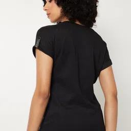 max Women Textured Extended Sleeves Top image 5