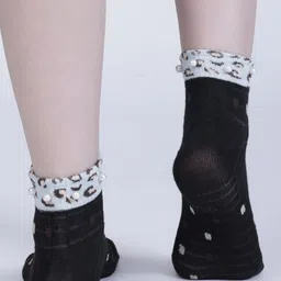 Dollar Women Pack Of 3 Patterned Ankle-Length Socks image 2