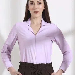FITHUB Women Cotton Shirt Style Top-picture-25