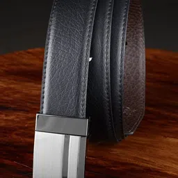 Roadster Men Textured Leather Reversible Belt-picture-34