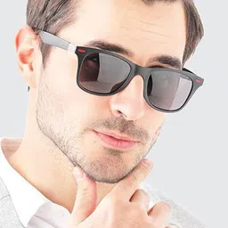 LEGEND EYEWEAR Men Square Sunglasses with UV Protected Lens SGLH65YAUZ8GGZ9F image 4