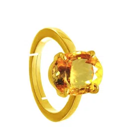 RRVGEM Unheated 13.25 Ratti 12.00 KT Citrine Sunela Oval Ring-picture-20