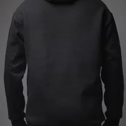 WHITE HUSK Cotton Oversized Hooded Sweatshirt image 3