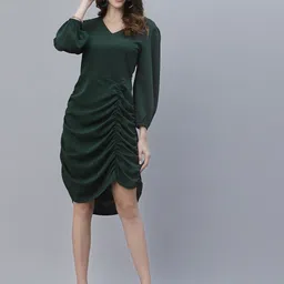 RAASSIO Women Sheath Midi Dress-image-40