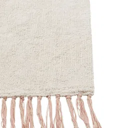 THEGASBH Pink Abstract Hand-Tufted Cotton Carpet image 3