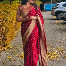 Mitera Woven Design Zari Banarasi Saree image 2