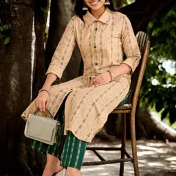 Anouk Women Panelled Kurta with Palazzos image 4