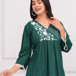 KANIKA CREATION Women Embroidered Top image 3