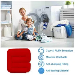 Doristyle Red Checked Microfiber Heavy Winter 500 GSM Double Bed Comforter image 4