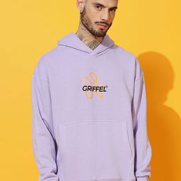 GRIFFEL Men Printed Hooded Pullover Sweatshirt-picture-28