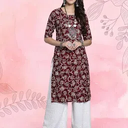 Ethnic basket Women Pack Of 2 Multicoloured Crepe Kurtas image 3