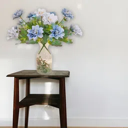ARTSY Blue 2 Pieces Jasmine Artificial Flower image 3