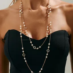 StyleCast x Revolte Gold-Plated Enamelled Necklace image 4