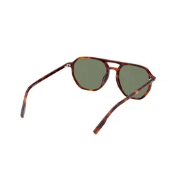 Ermenegildo Zegna Men Aviator Sunglasses with UV Protected Lens EZ0212 55 52N image 3