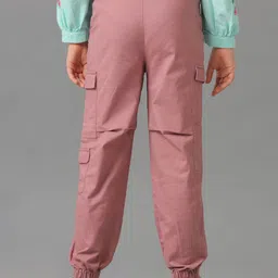 UNDER FOURTEEN ONLY Girls Mid-Rise  Joggers Trousers image 3