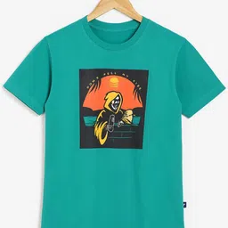 TeenTrums Boys Graphic Printed Cotton Half Sleeve T-Shirt-picture-14