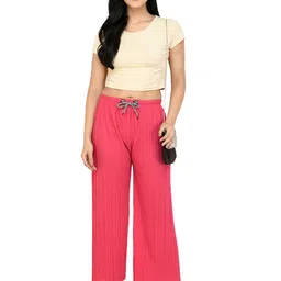 Brainbees Women Pack of 2 Knitted Ethnic Palazzos image 3