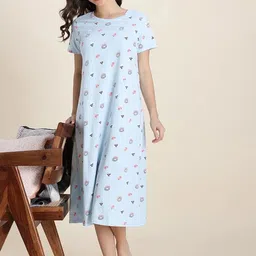 Zivame Printed Nightdress image 3