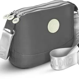 storite Grey Men & Women Sling Bag Women's Small Nylon Lightweight Crossbody Shoulder Bag-picture-12