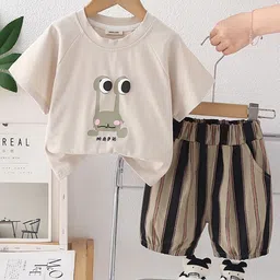 INCLUD Boys Printed Short Sleeves T-shirt With Shorts-picture-35