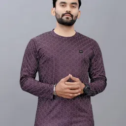 FABRIPPLE Men V-Neck Pockets T-shirt-picture-12
