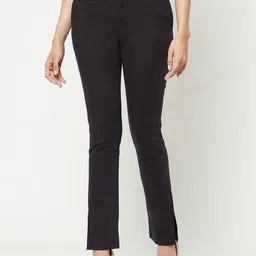 Crimsoune Club Women Slim Fit Mid-Rise Chinos Trousers-image-92