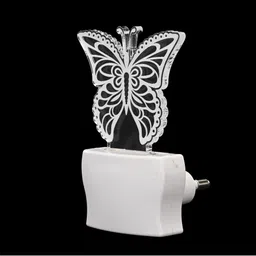 1ST TIME Red & White Printed Acrylic Quirky Abstract Shaped Shaped Wall Lamp image 2