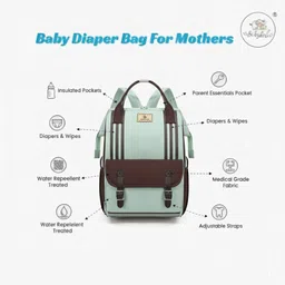 baby holic Baby Diaper Bag for Mothers | Large Capacity Maternity Backpack TRAVELLING DIAPER BAG image 4