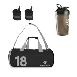 GROUPERS Printed Medium Foldable Sports or Gym Duffel Bag-image-86