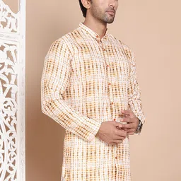 Jompers Men Geometric Printed Kurta image 3