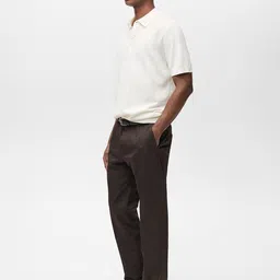 MANGO MAN Pure Cotton Polo T-shirt image 2